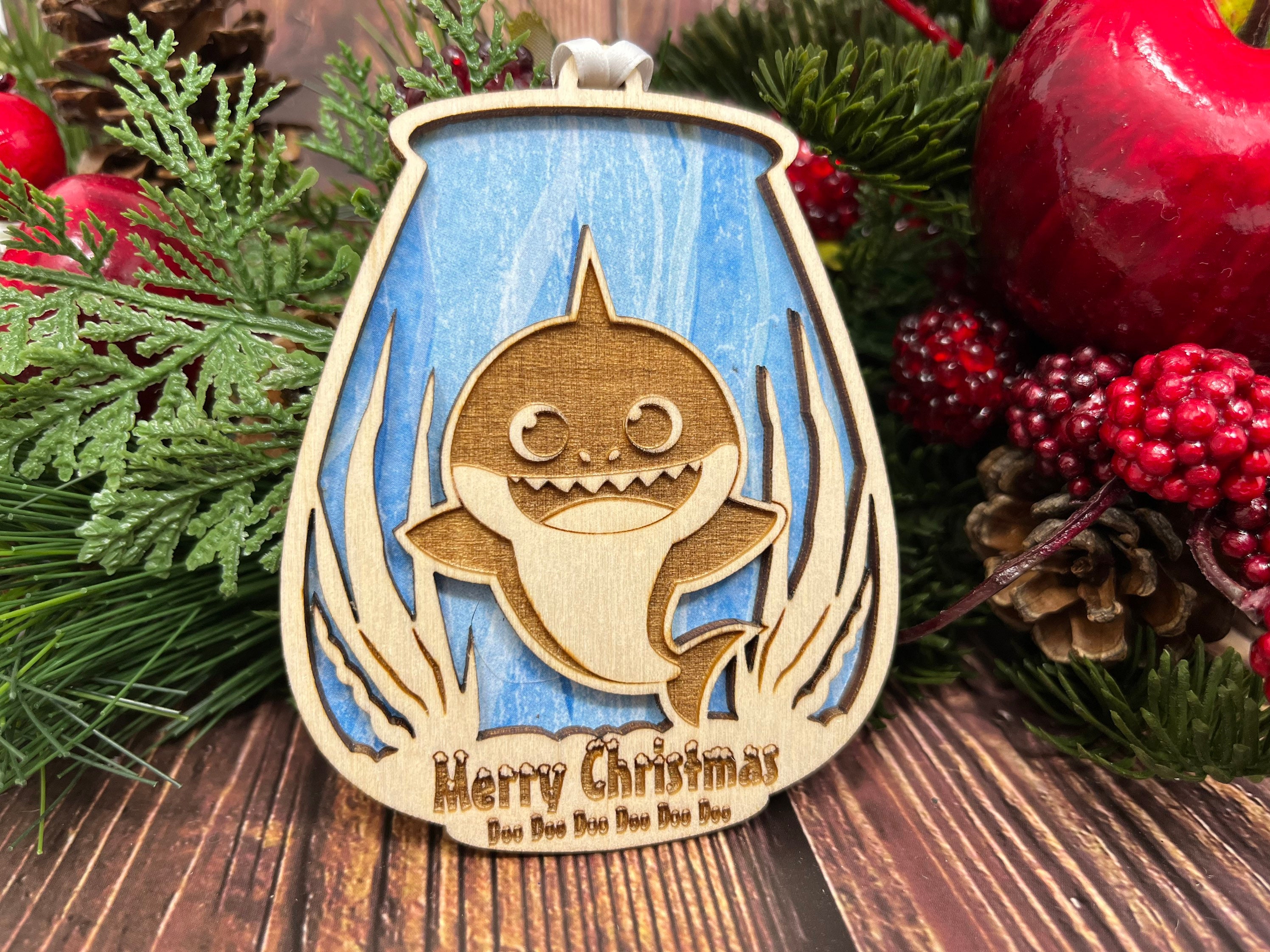 Baby shark cheap christmas ornament