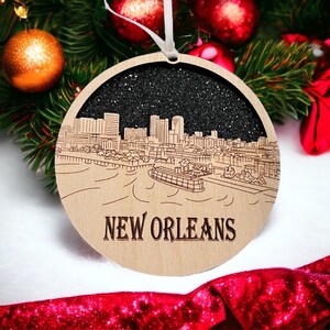 Adorno del horizonte de Nueva Orleans **Adorno de Nueva Orleans **Horizonte de Nueva Orleans** Nueva Orleans LA**Adorno de Luisiana** Decoración de Nueva Orleans