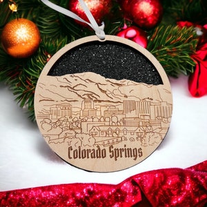 Colorado Springs, Decorazione di Colorado Springs, Regalo di Colorado Springs, Colorado Springs, Decorazioni di Colorado Springs, Skyline di Colorado Springs