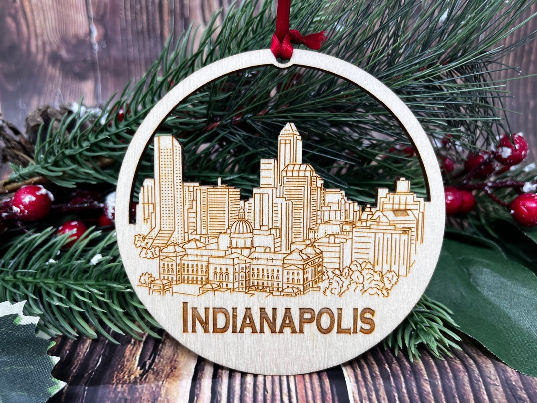 Indianapolis Skyline Ornament indianapolis Ornament indianapolis