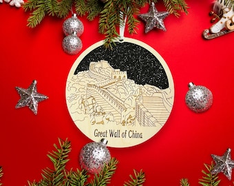 Great Wall of China Medal / Ornament With Optional Engraving
