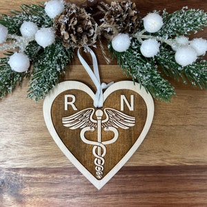 Nurse Ornament, RN Ornament, Nurse Christmas Ornament, First Responder, Nurse Ornament, RN Christmas Ornament, Nurse Christmas Gift