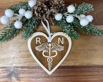 Adorno de enfermera, adorno de enfermera, adorno navideño de enfermera, personal de primeros auxilios, adorno de enfermera, adorno navideño de enfermera, regalo navideño de enfermera