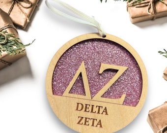Delta Zeta Sorority*Delta Zeta Ornament*Delta Zeta Decor*Delta Zeta Gifts*Delta Zeta Sisters*Delta Zeta Art*Delta Zeta Merch*Sorority Sister