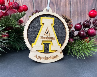 Appalachian State University Ornament, App State Mountaineers, Appalachian University, Appalachian Football, Boone NC, App State Football