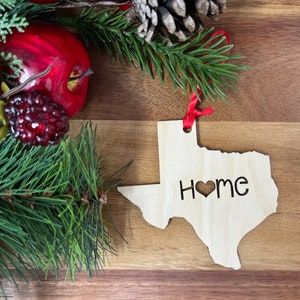 Texas Is My Home, I love Texas, Texas Christmas ornaments, Texas map ornament, Christmas ornaments, Texas Strong, Texas State, Texas Gift