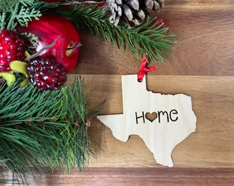Texas Is My Home, I love Texas, Texas Christmas ornaments, Texas map ornament, Christmas ornaments, Texas Strong, Texas State, Texas Gift