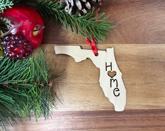 Florida Ornament, Florida State Ornament, Florida Christmas ornament, Florida Gift, Florida State, Florida, Florida Décor, Florida Home