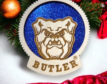 Butler University Ornament, Butler Bulldogs, Butler University Basketball, Butler Basketball, Butler Bulldogs Ornament