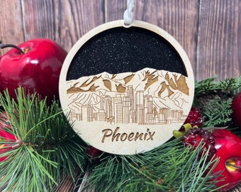 Phoenix Skyline Ornament **Phoenix Ornament **Phoenix Skyline** Phoenix AZ** Phoenix Arizona** Arizona Ornament** Phoenix Décor