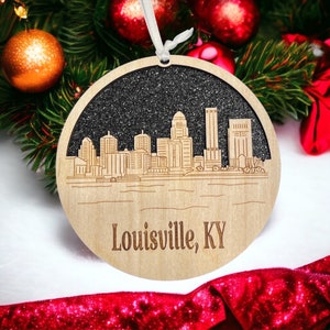 Louisville Skyline Ornament ** Louisville Ornament ** Louisville KY** Louisville Kentucky** Kentucky Ornament** Louisville Gift