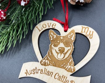 Australian Cattle Dog, Australian Cattle Dog Ornament, Australian Cattle Dog Breed, Australian Cattle Dog Gifts , Dog Gifts This Christmas