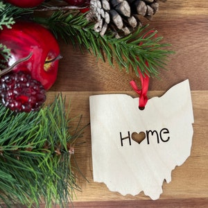 Ohio, Ohio ornament, Ohio ornament Christmas, Ohio State Ornament, Ohio Christmas ornament, I love Ohio, Ohio home ornament, Ohio ornament