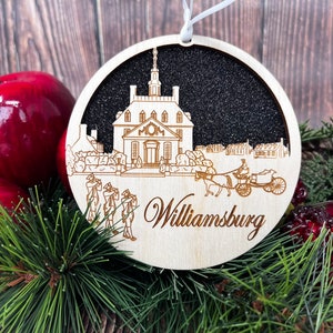 Williamsburg Ornament**Colonial Williamsburg Christmas**Historic Williamsburg Gift**Revolution Town Williamsburg**Colonial Ornament**
