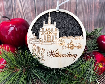Williamsburg Ornament**Colonial Williamsburg Christmas**Historic Williamsburg Gift**Revolution Town Williamsburg**Colonial Ornament**