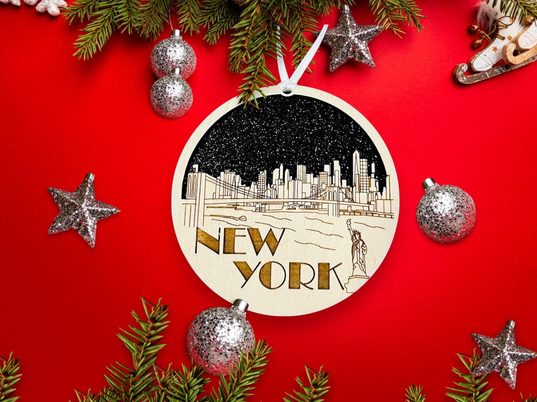New York City Skyline Christmas Ornament * New York City Ornament