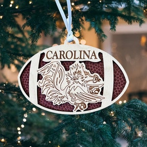 South Carolina Ornament, Gamecock Ornament, USC Gamecocks, University of South Carolina, Gamecock, Gamecock Football, Beat Clemson Ornament