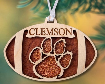 Clemson Ornament, Clemson Tigers, Clemson University, Clemson Orange, Clemson National Champs, Clemson IPTAY, Clemson Football