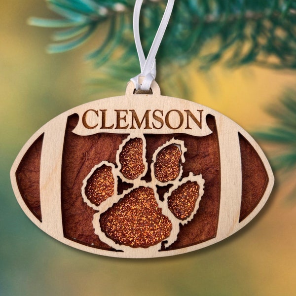 Clemson Ornament, Clemson Tigers, Clemson University, Clemson Orange, Clemson National Champs, Clemson IPTAY, Clemson Football