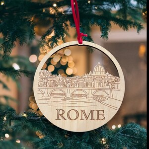 Rome, Rome Ornament, Rome Christmas, Rome Gift, Rome Christmas Ornament, Rome Vacation, Christmas Rome, Rome Family Vacation,