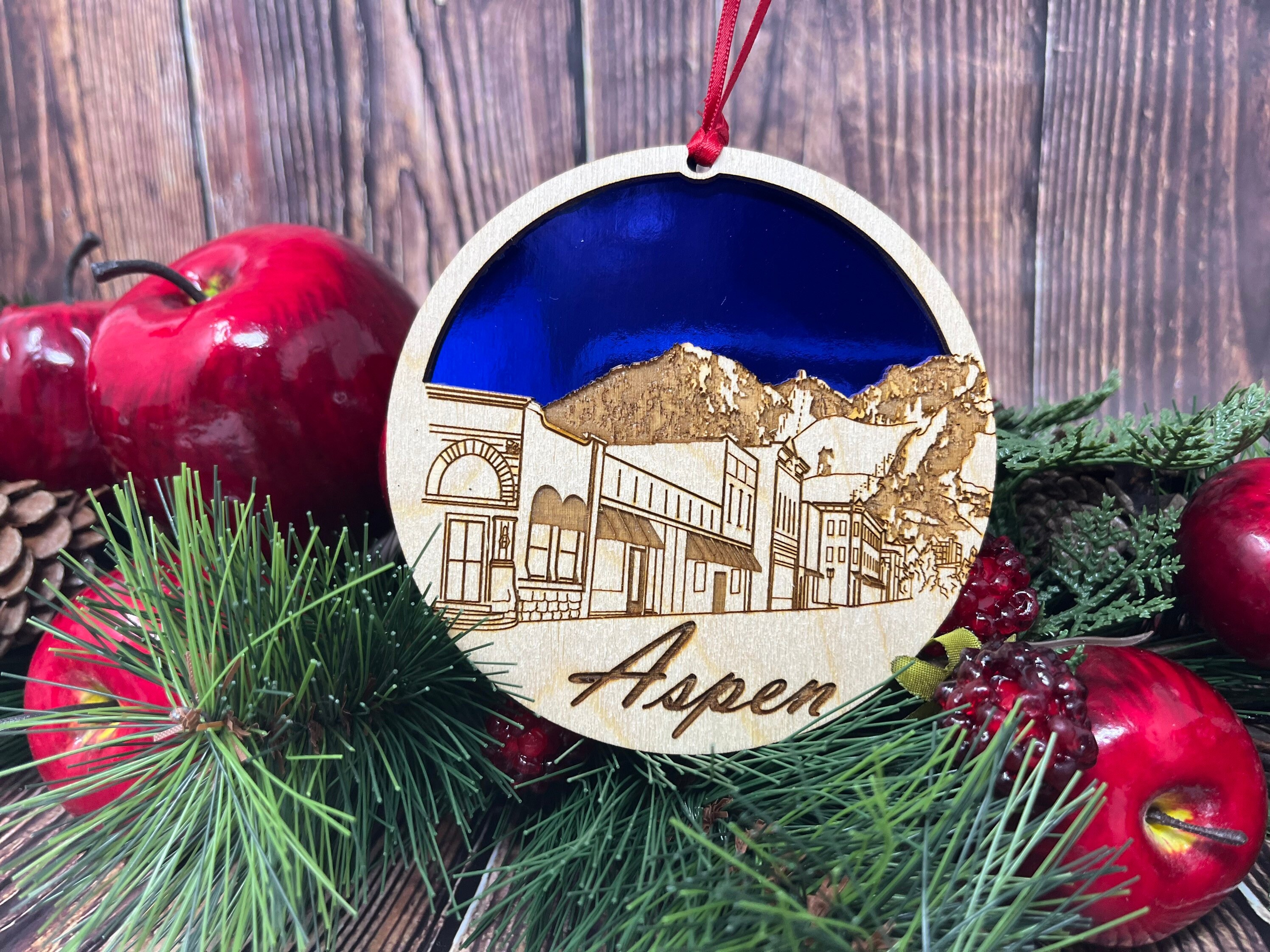 Aspen Aspen Ornament Aspen Christmas Aspen Gift Aspen Etsy