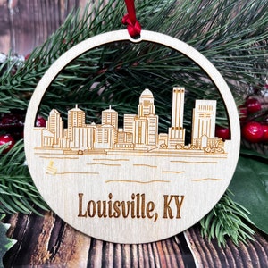 Louisville Skyline Ornament ** Louisville Ornament ** Louisville KY** Louisville Kentucky** Kentucky Ornament** Louisville Gift