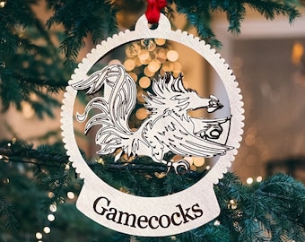 University of South Carolina Ornament - USC Ornaments - USC Gifts - University of South Carolina Gift - Gamecocks Ornament - Gamecocks Decor