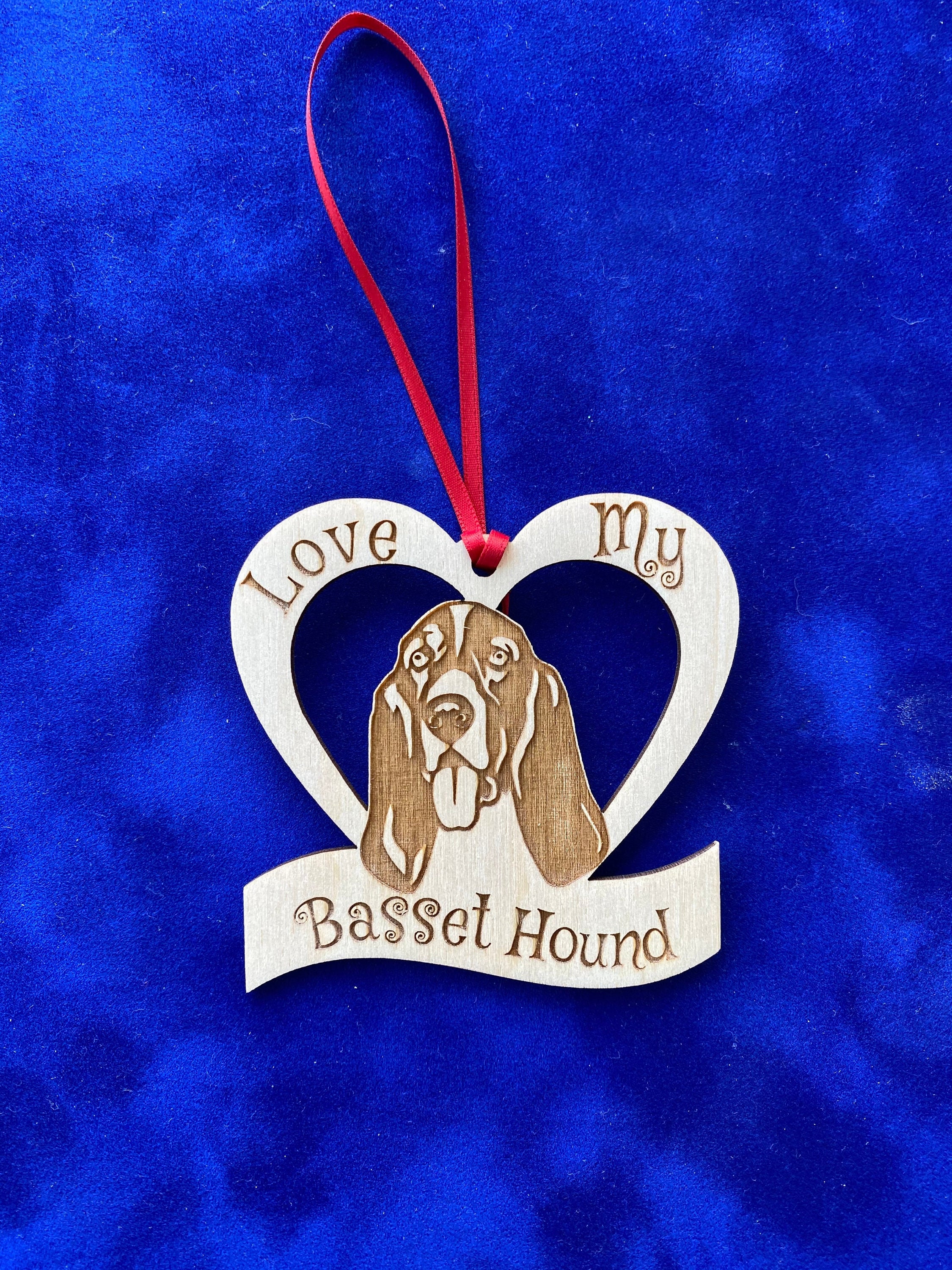 Basset Hound Ornament Basset Christmas Ornament Dog | Etsy