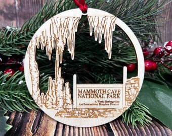 Mammoth Cave, Mammoth Cave Ornament, Mammoth Cave Gift, Mammoth Cave Christmas Ornament, Mammoth Cave Vacation, Family Vacation