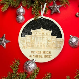 Field Museum Of Natural History, Field Museum Of Natural History Ornament, Field Museum Of Natural History Christmas, Christmas Ornament