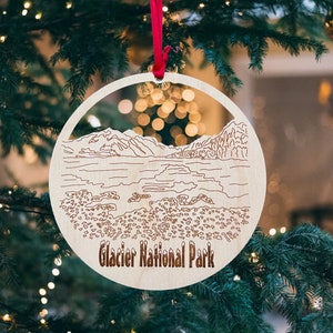 Glacier National Park, Glacier National Park Ornament, Glacier National Park Gift, Glacier National Park Art,Glacier National Park Ornaments