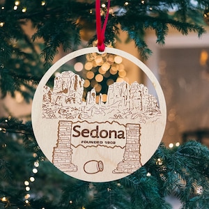 Sedona, Sedona National Park, Sedona National Park Ornament, Sedona National Park Gift, Sedona Art, Sedona National Park Ornaments