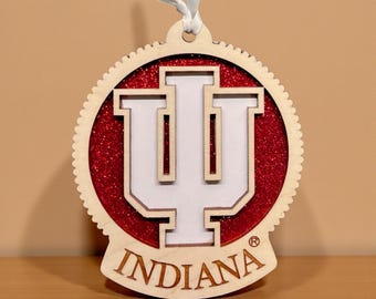 Indiana, Indiana Hoosiers, University of Indiana, Ornament, Hoosiers Ornament