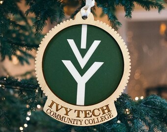 Ivy Tech, Ivy Tech College, Ivy Tech University, Ivy Tech College Ornament, Ivy Tech Gift, Ivy Tech Nursing Gift
