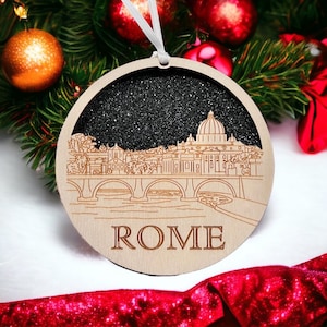 Rome, Rome Ornament, Rome Christmas, Rome Gift, Rome Christmas Ornament, Rome Vacation, Christmas Rome, Rome Family Vacation,