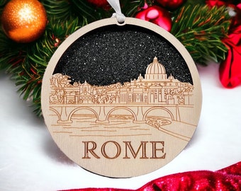 Rome, Rome Ornament, Rome Christmas, Rome Gift, Rome Christmas Ornament, Rome Vacation, Christmas Rome, Rome Family Vacation,