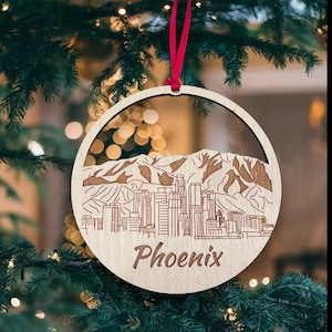 Phoenix Skyline Ornament **Phoenix Ornament **Phoenix Skyline** Phoenix AZ** Phoenix Arizona** Arizona Ornament** Phoenix Décor