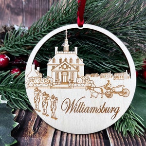 Williamsburg Ornament**Colonial Williamsburg Christmas**Historic Williamsburg Gift**Revolution Town Williamsburg**Colonial Ornament**