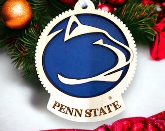 Penn State, Penn State Ornament, Penn State Nittany Lions, Penn State Gifts, Penn State Football, Penn State Christmas, Penn State Decor