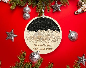 Grand Teton National Park, Grand Teton, Grand Teton Ornament, Grand Teton Art, Grand Teton Gift, Grand Teton Vacation, Grand Teton Gift