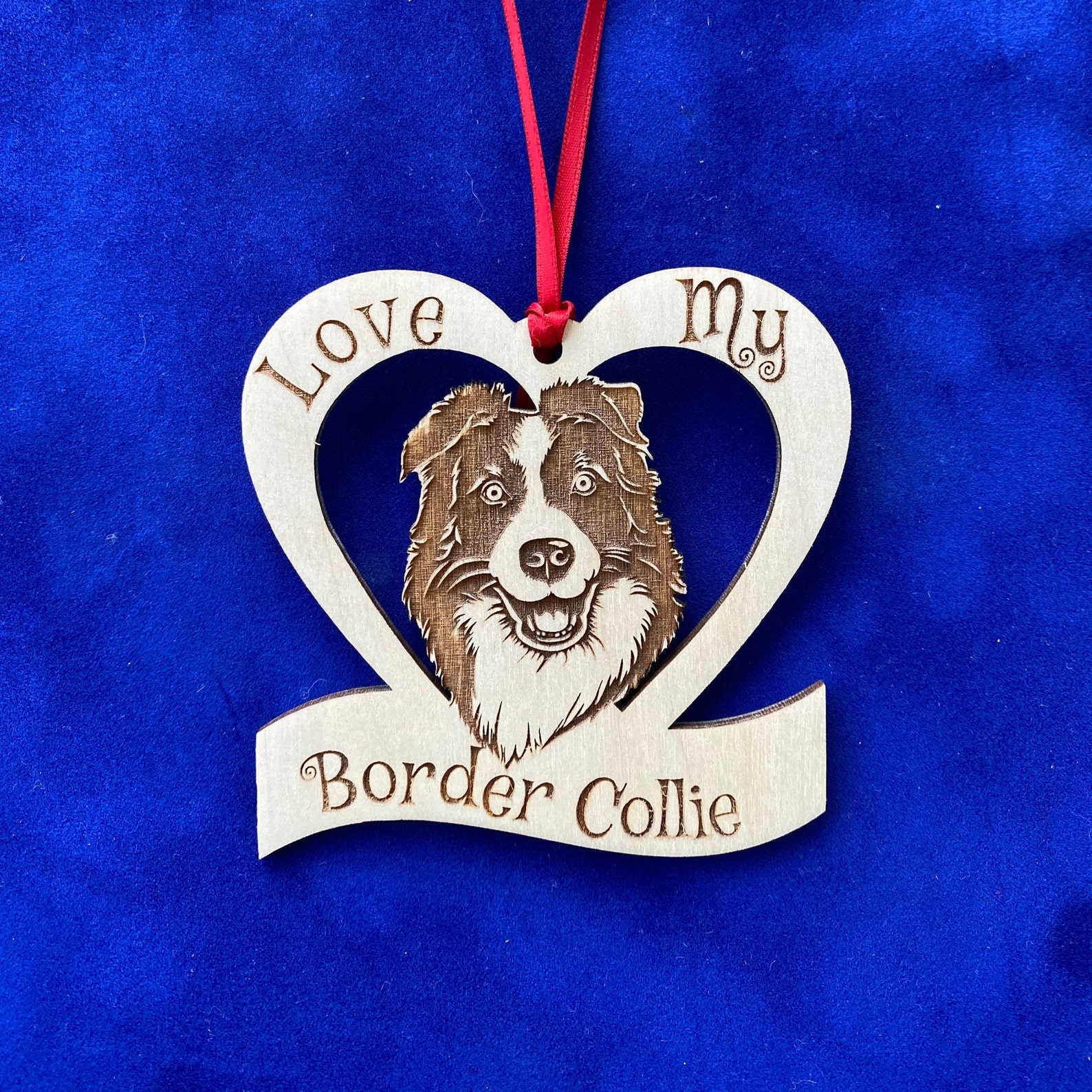 Border Collie Dog Ornament Collie Dog Gift Dog Owner Gift Etsy