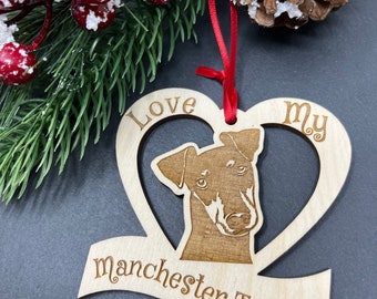 Manchester Terrier, Manchester Terrier Ornament, Terrier Ornament, Terrier Breeds, Manchester Terrier Gifts