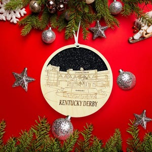 Kentucky Derby, Churchill Downs Ornament, Churchill Downs Christmas, Churchill Downs Gift, Churchill Downs Christmas Ornament