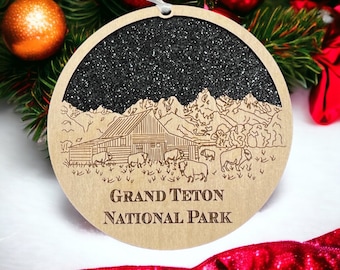 Grand Teton National Park, Grand Teton, Grand Teton Ornament, Grand Teton Art, Grand Teton Gift, Grand Teton Vacation, Grand Teton Gift