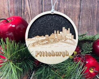 Pittsburgh Skyline Ornament, Pittsburgh Ornament ** Pittsburgh PA, Pittsburgh Steelers, Pittsburgh Pennsylvania, Pittsburgh Skyline, Pitt