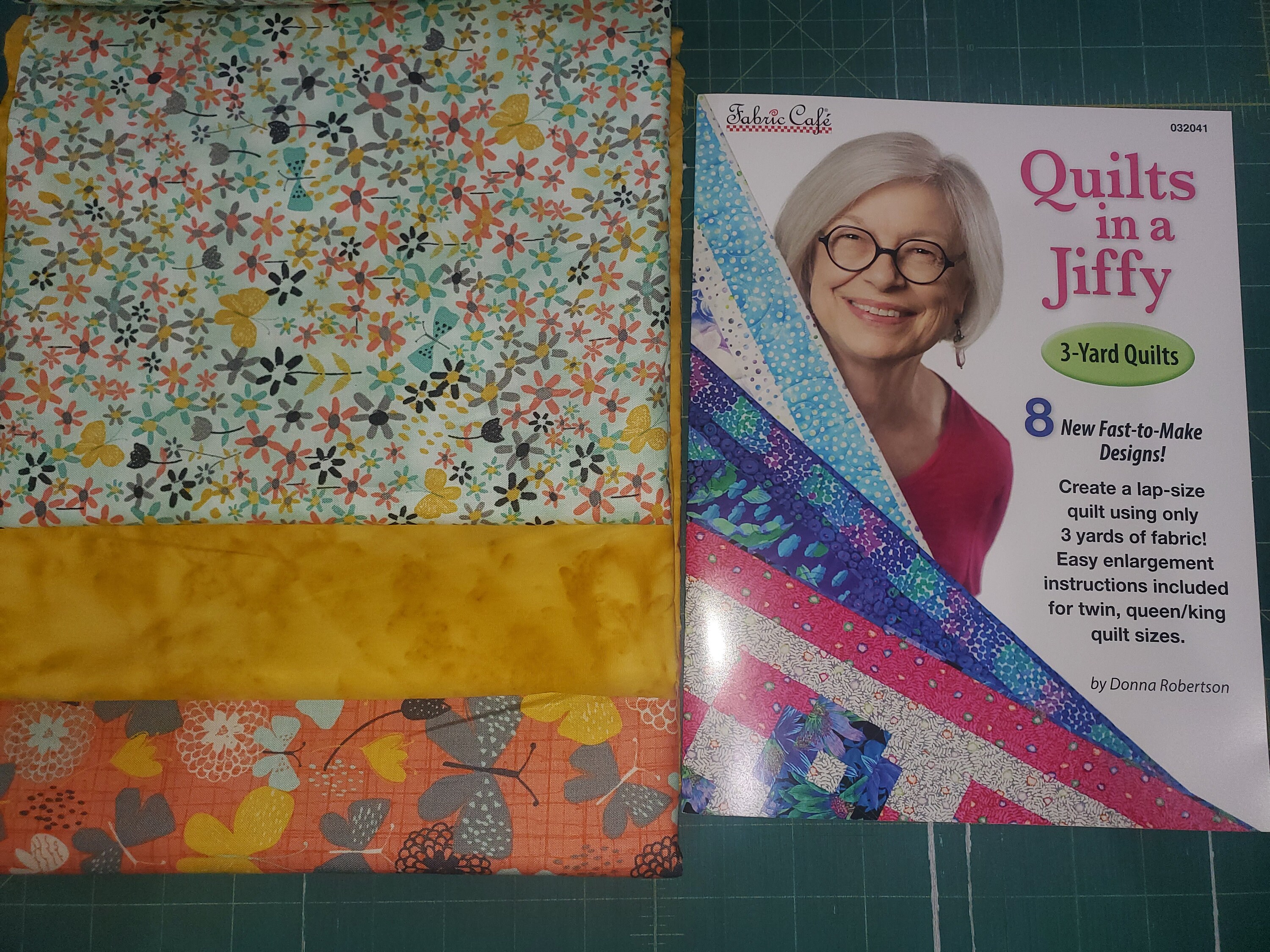 Quilts in A Jiffy by Donna Robertson 3 Yard Easy Quilt Kit Etsy