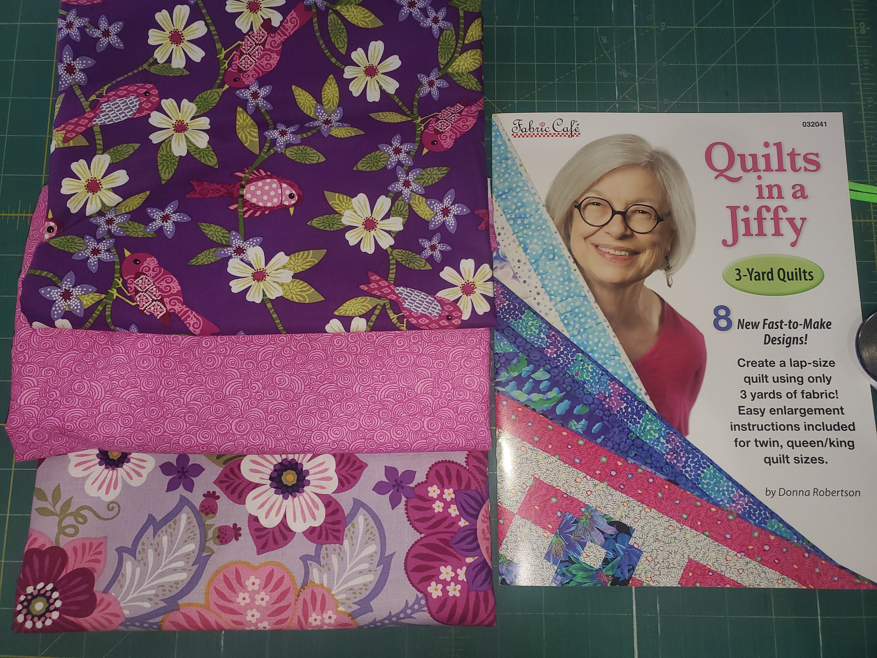 Quilts in A Jiffy by Donna Robertson 3 Yard Easy Quilt Kit Etsy