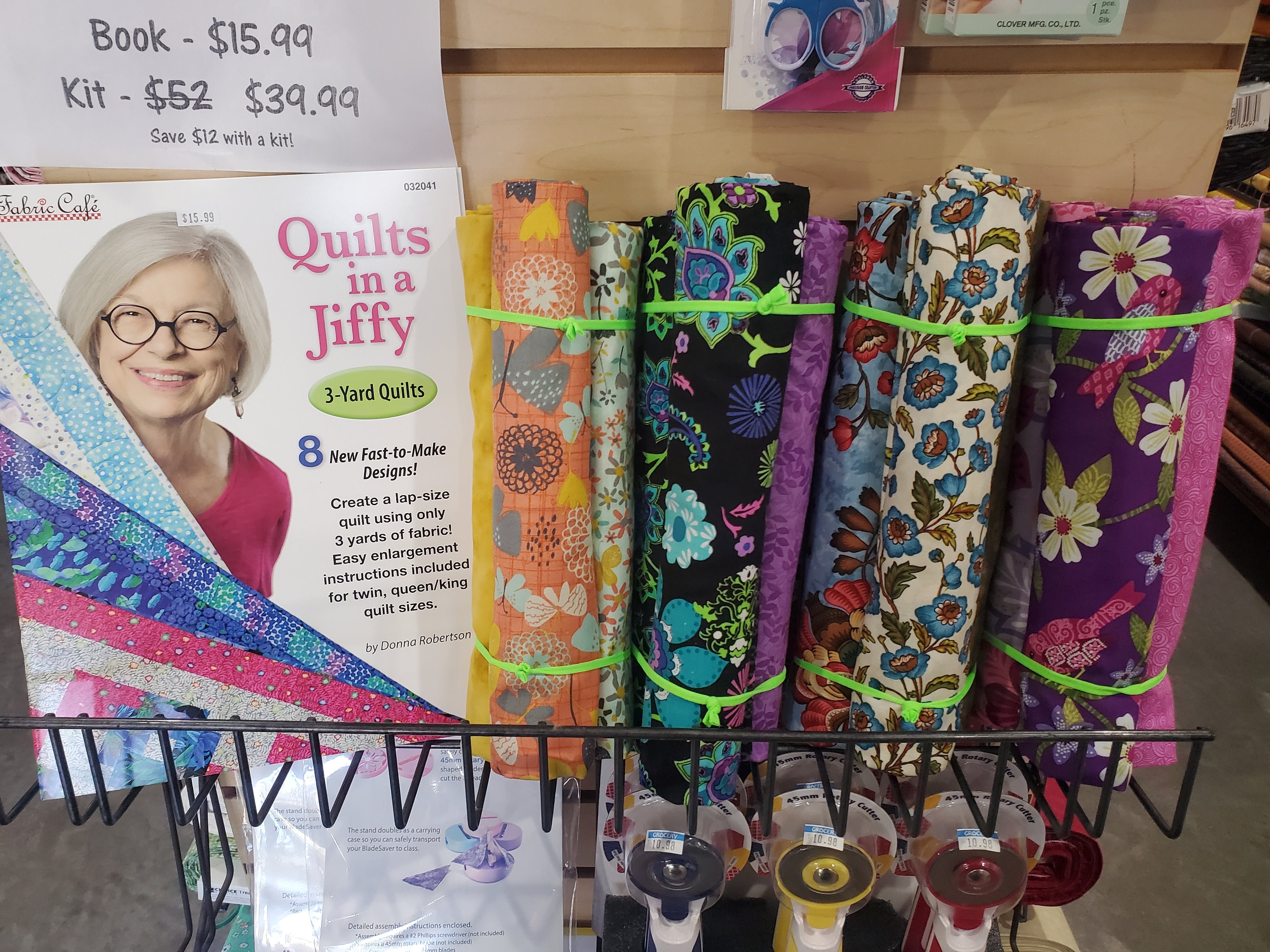 Quilts in A Jiffy by Donna Robertson 3 Yard Easy Quilt Kit Etsy