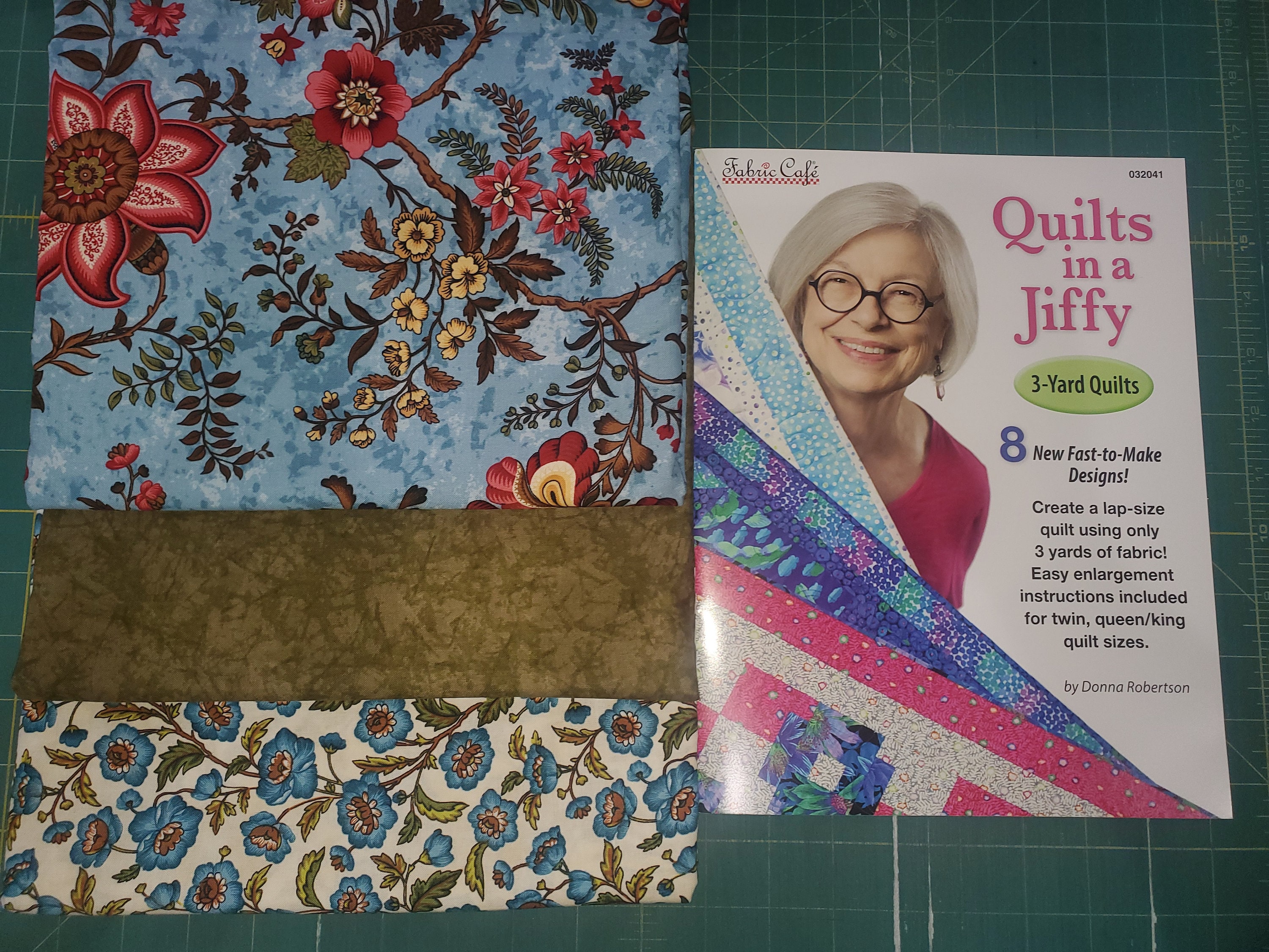 Quilts in A Jiffy by Donna Robertson 3 Yard Easy Quilt Kit Etsy