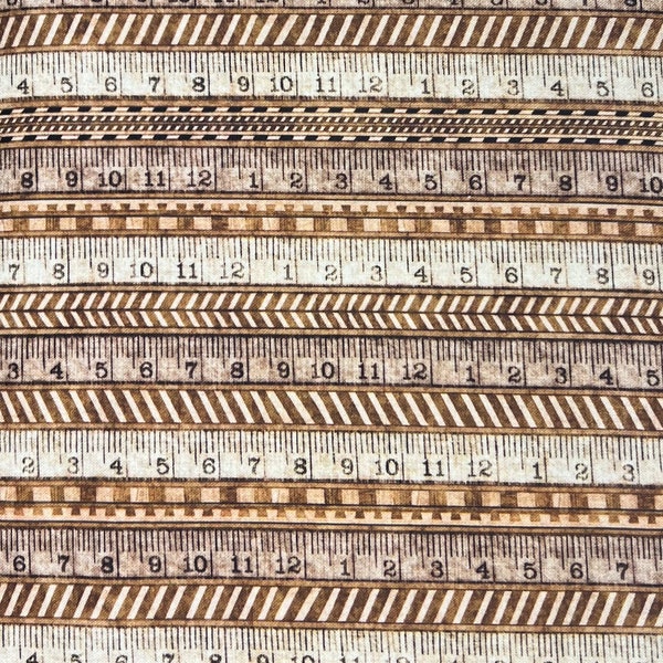 Tape Measure Fabric by the Yard Etsy